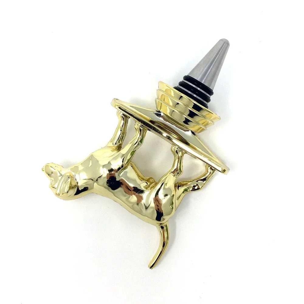 Handmade Bottle Stopper made from Repurposed Beagle Trophy